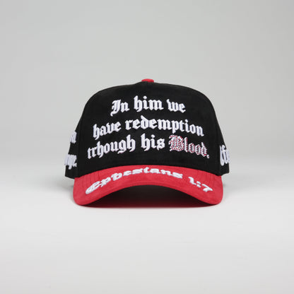 Efesios 1:7 · Black/Red (Negro con Rojo Gamuza Premuim)