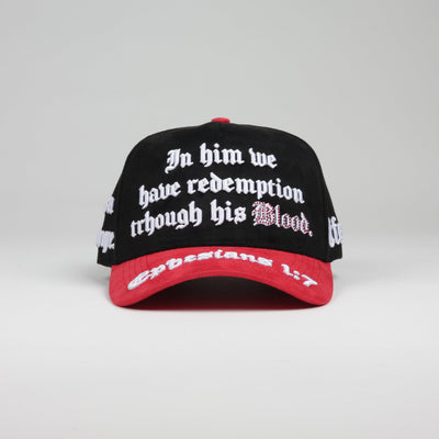 Efesios 1:7 · Black/Red (Negro con Rojo Gamuza Premuim)