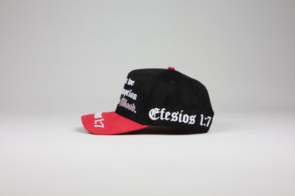 Efesios 1:7 · Black/Red (Negro con Rojo Gamuza Premuim)