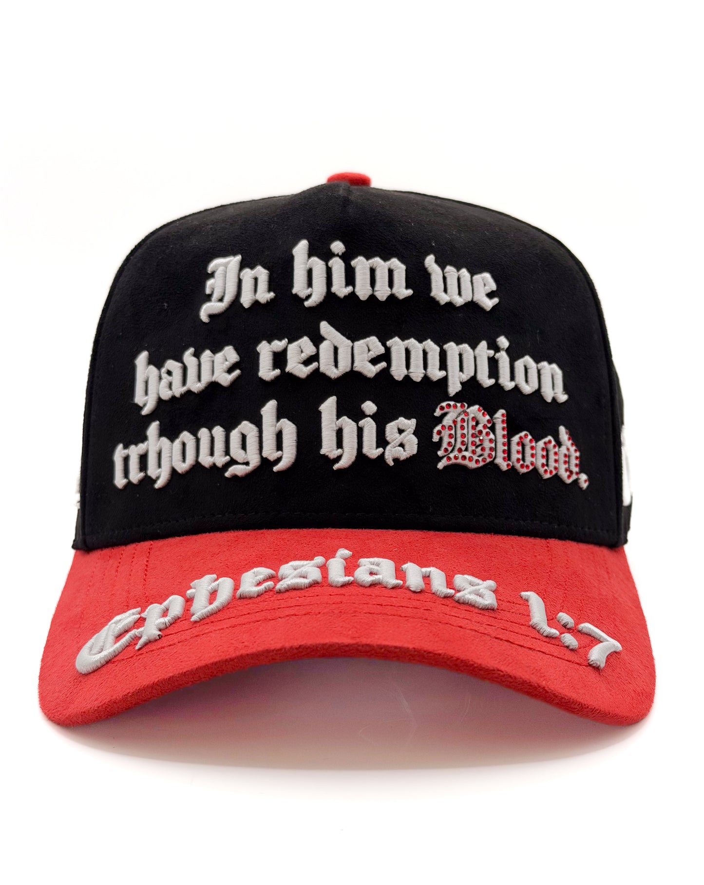 Efesios 1:7 · Black/Red (Negro con Rojo)