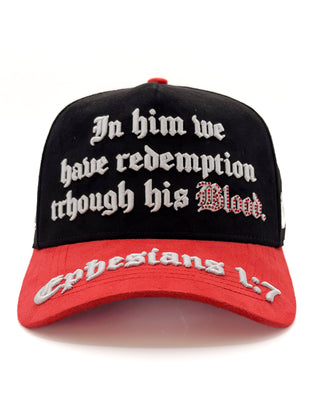 Efesios 1:7 · Black/Red (Negro con Rojo)