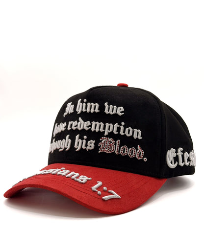 Efesios 1:7 · Black/Red (Negro con Rojo)