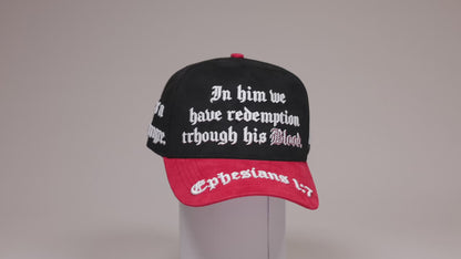 Efesios 1:7 · Black/Red (Negro con Rojo Gamuza Premuim)